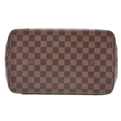 LOUIS VUITTON Louis Vuitton Damier Hampstead PM Tote Bag N51205 Brown Gold-Tone Hardware, Pre-Owned