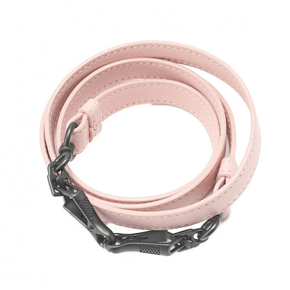 BOTTEGA VENETA ボッテガ ラムスキン イントレチャート 2WAYハンドバッグ ピンク ブラックトーン金具, 中古品