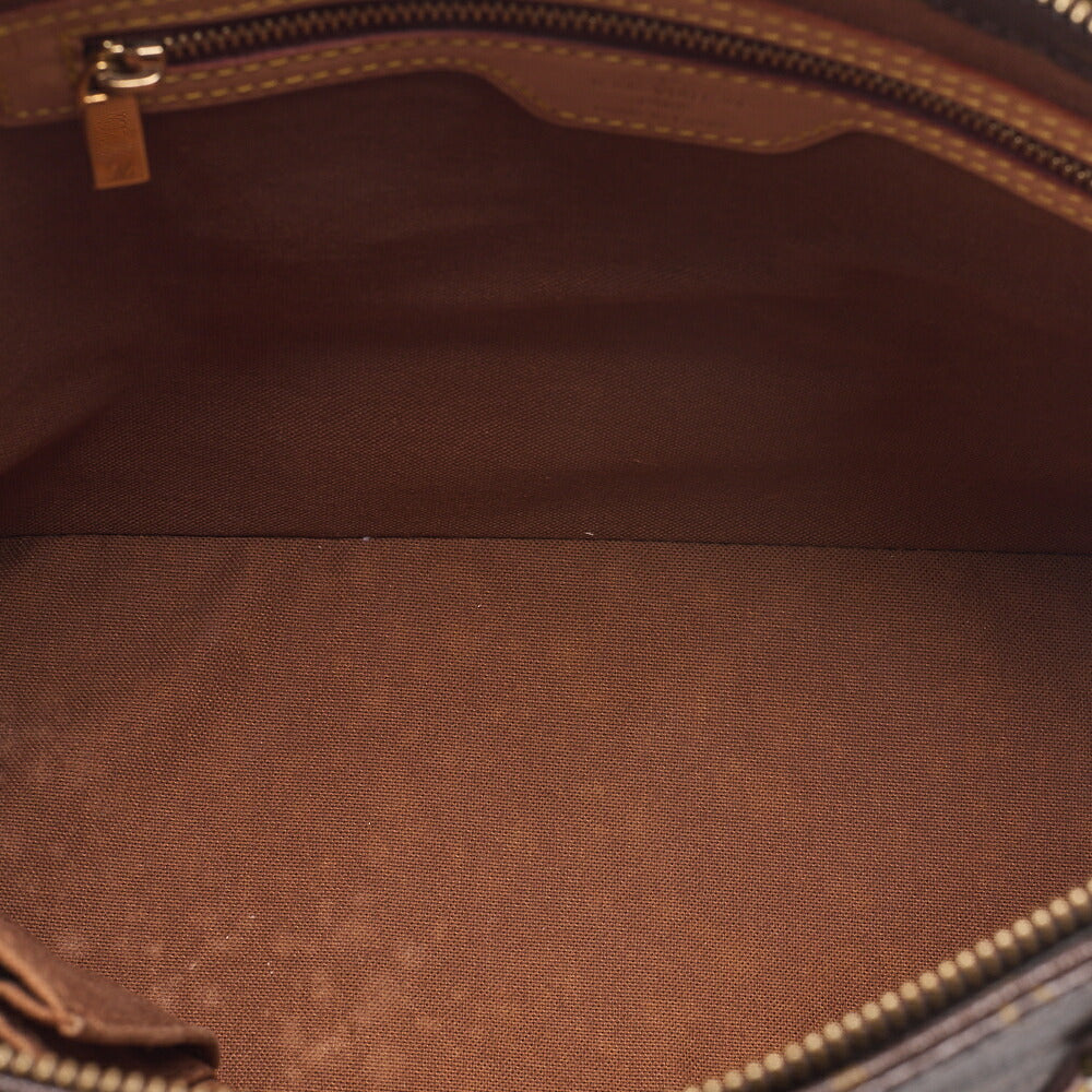 LOUIS VUITTON Louis Vuitton Tote Bag Monogram Hippo Piano M51148 Brown Gold-Tone Hardware, Pre-Owned