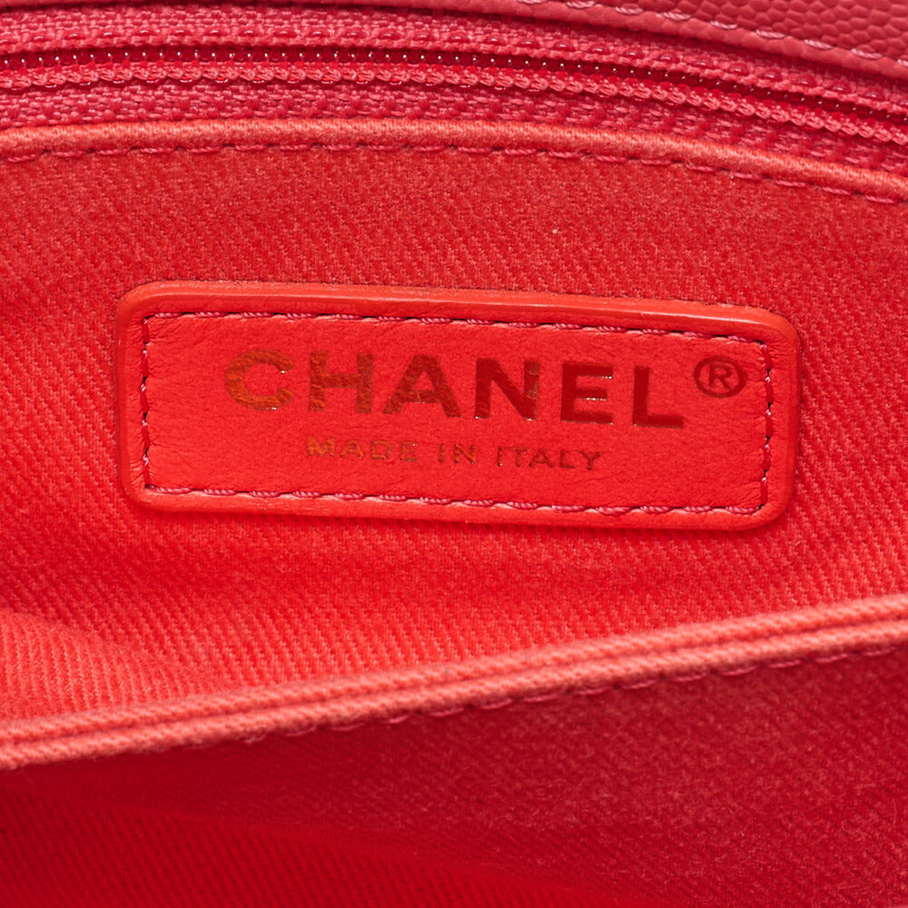 CHANEL Shoulder Bag Handbag Matlasse Coco Handle 2WAY Caviar Skin Rose Pink Gold-Tone Hardware, Pre-Owned