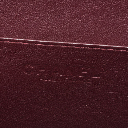 シャネル マドモアゼル ココマーク ターンロック チェーンショルダー ラムスキン 黒 シルバー金具 中古