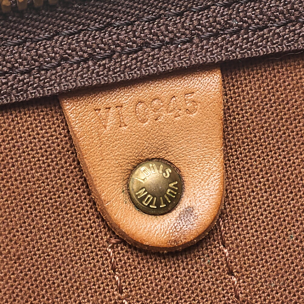 LOUIS VUITTON モノグラム キーポル・バンドリエール 60 ボストンバッグ M41412 ブラウン ゴールド金具、中古品