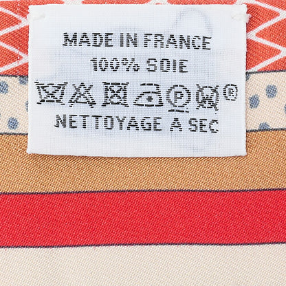 HERMES Twiley Scarf Multicolor GRAND THEATRE NOUVEAU, Pre-Owned