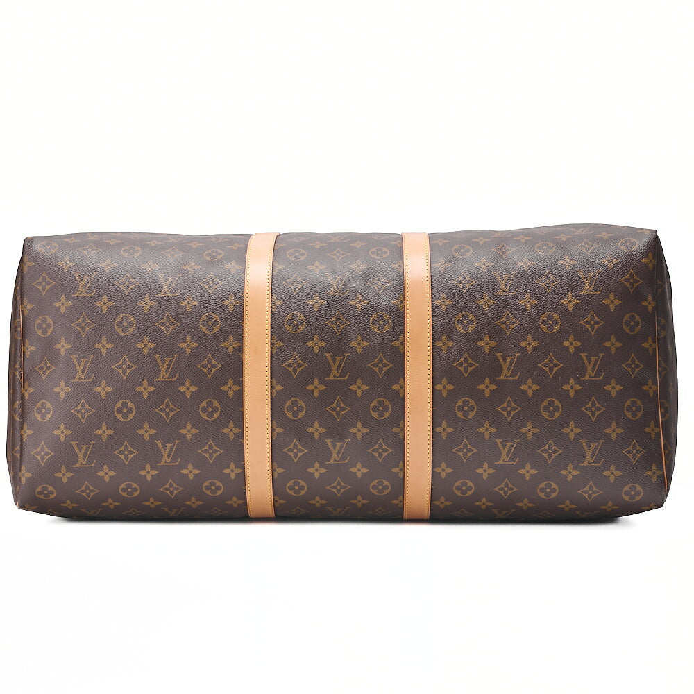 LOUIS VUITTON モノグラム キーポル・バンドリエール 60 ボストンバッグ M41412 ブラウン ゴールド金具、中古品