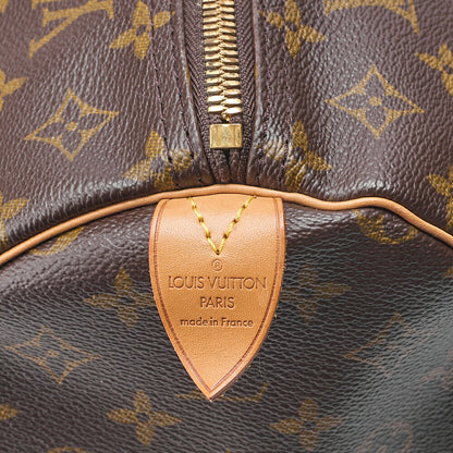 LOUIS VUITTON モノグラム キーポル・バンドリエール 60 ボストンバッグ M41412 ブラウン ゴールド金具、中古品