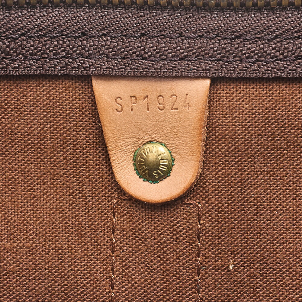 LOUIS VUITTON モノグラム キーポル・バンドリエール 60 ボストンバッグ M41412 ブラウン ゴールド金具、中古品
