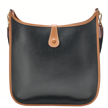 HERMES Evelyn 1GM Ardennes X Leather Shoulder Black X Gold Gold-Tone Hardware, Pre-Owned