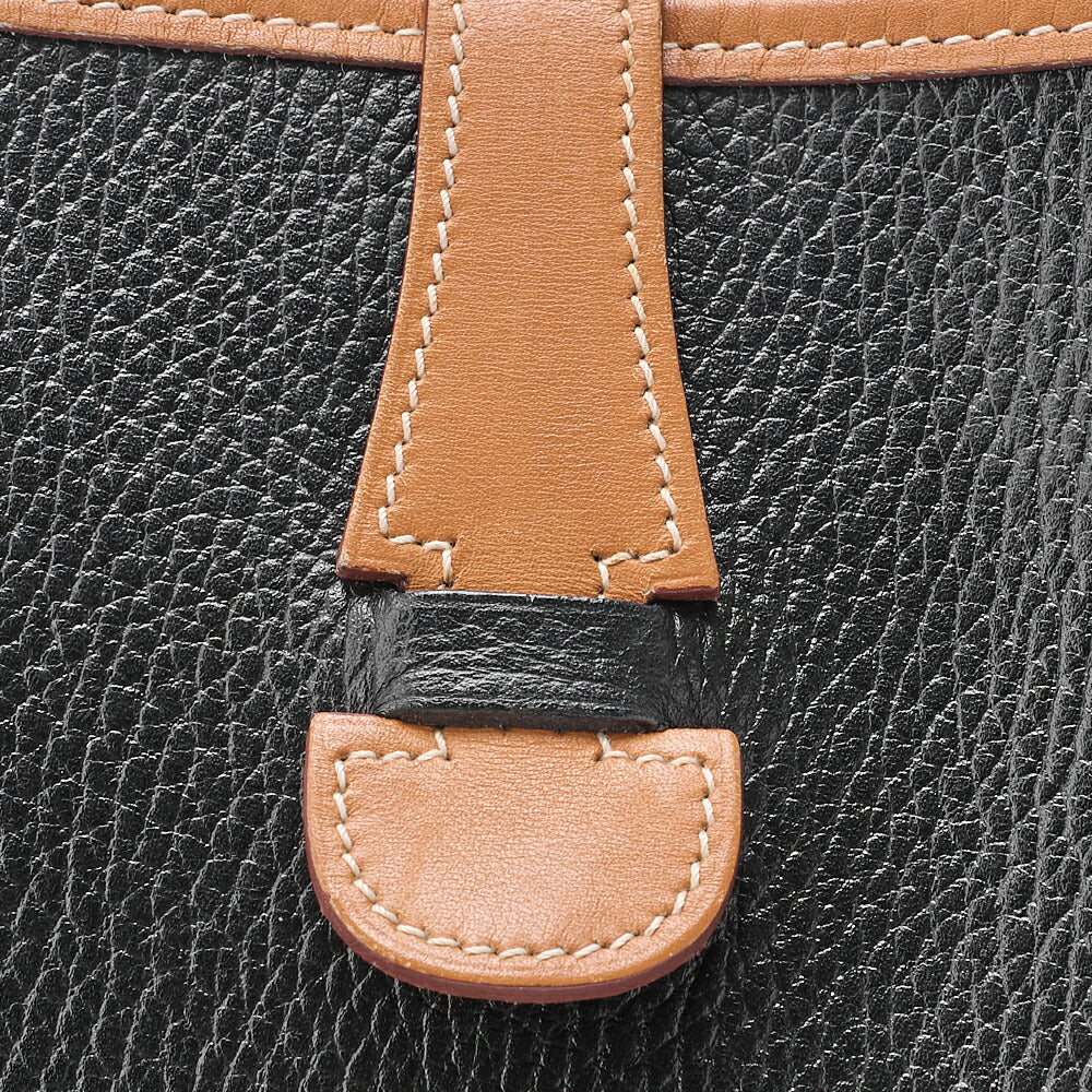 HERMES Evelyn 1GM Ardennes X Leather Shoulder Black X Gold Gold-Tone Hardware, Pre-Owned