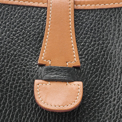 HERMES Evelyn 1GM Ardennes X Leather Shoulder Black X Gold Gold-Tone Hardware, Pre-Owned