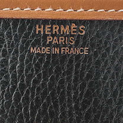 HERMES Evelyn 1GM Ardennes X Leather Shoulder Black X Gold Gold-Tone Hardware, Pre-Owned