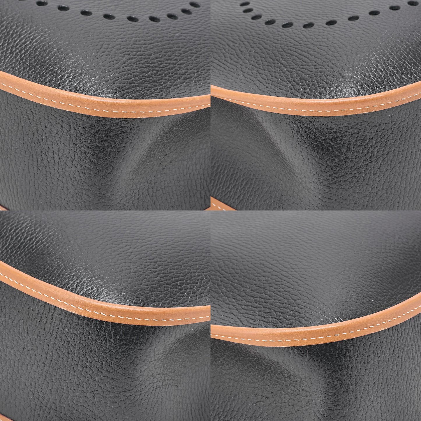 HERMES Evelyn 1GM Ardennes X Leather Shoulder Black X Gold Gold-Tone Hardware, Pre-Owned
