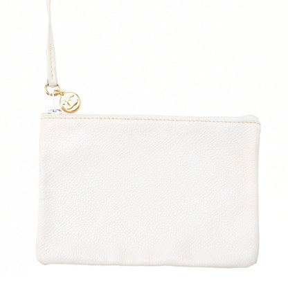 CHANEL Chain Shoulder Bag Triple Coco Caviar Skin Ball Charm Drawstring White Gold -Tone Hardware, Pre-Owned