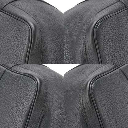 エルメス ガーデンパーティ PM トートバッグ ネゴンダ ブラック シルバー金具 中古品