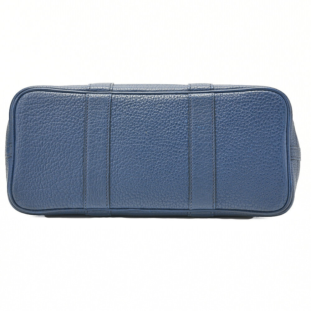 HERMES ガーデンパーティTPM トートバッグ ネゴンダ ブロードガリス シルバー金具 中古