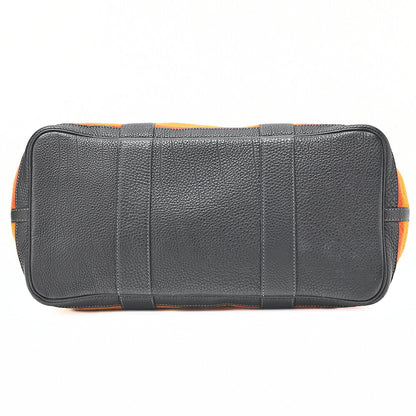 HERMES ガーデンパーティPM ウール トートバッグ ロカバール シルバー金具 中古
