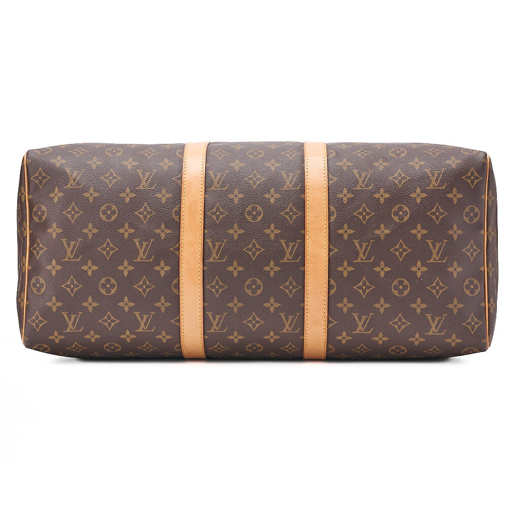 ルイヴィトン LOUIS VUITTON モノグラム キーポル50 ボストンバッグ M41428 ブラウン ゴールド金具 中古