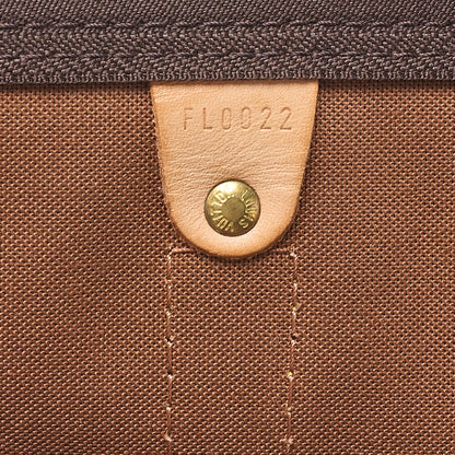 ルイヴィトン LOUIS VUITTON モノグラム キーポル50 ボストンバッグ M41428 ブラウン ゴールド金具 中古