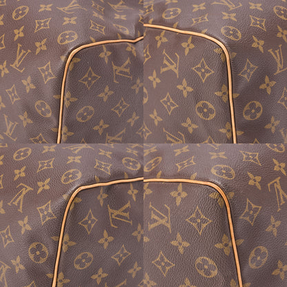 ルイヴィトン LOUIS VUITTON モノグラム キーポル50 ボストンバッグ M41428 ブラウン ゴールド金具 中古