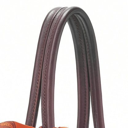HERMES Garden Party TTPM Swift Tote Bag Dark Brown Silver-Tone Hardware, Pre-Owned