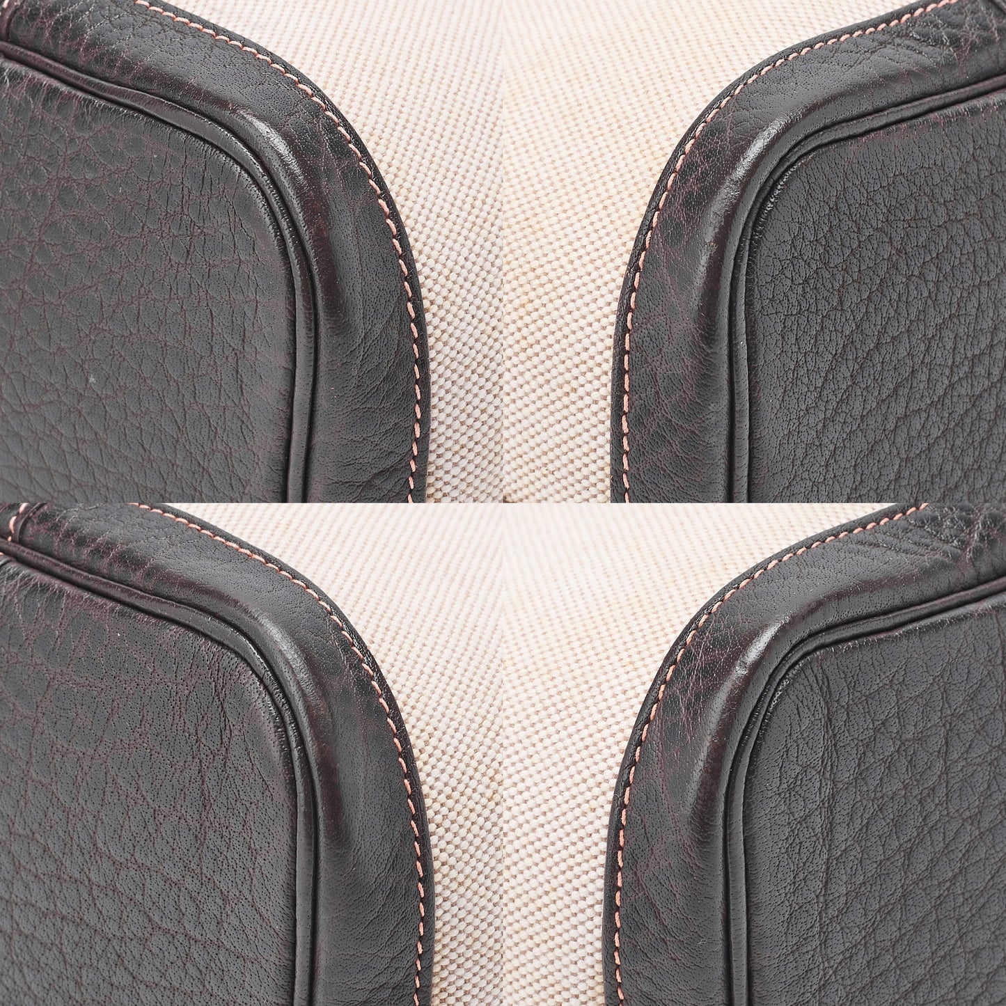 エルメス ガーデンパーティTPM トローアッシュ アイボリー シルバー金具 中古品