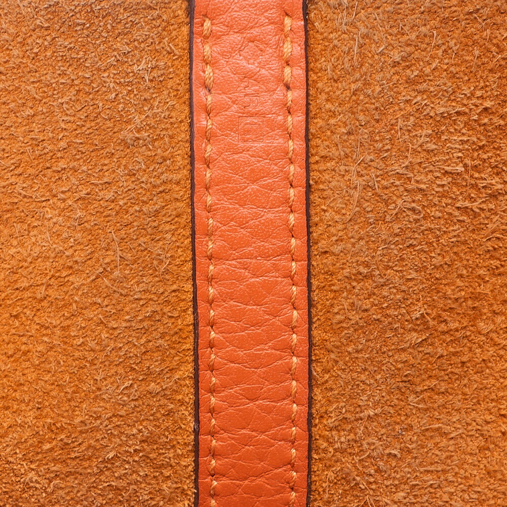 HERMES ピコタンロック MM ハンドバッグ トリヨンクレマンス オランジュポピー シルバー金具 中古品