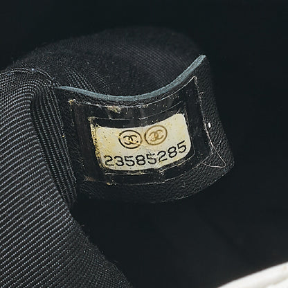 CHANEL Shoulder Bag 2way Matelasse Drawstring Type with Coco Charm Shoulder Bag Lambskin Black x Bicolor Silver-Tone Hardware, Pre-Owned