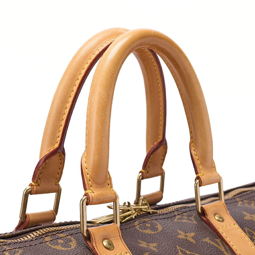 LOUIS VUITTON ルイヴィトン モノグラム キーポル45 ボストンバッグ M41428 ブラウン ゴールド金具 中古