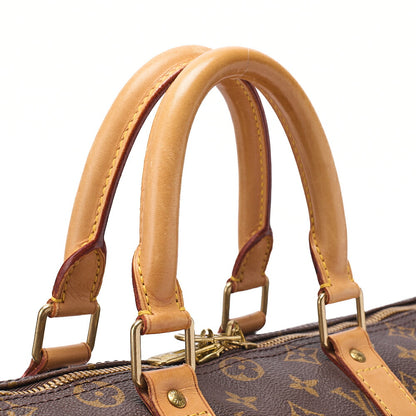 LOUIS VUITTON ルイヴィトン モノグラム キーポル45 ボストンバッグ M41428 ブラウン ゴールド金具 中古