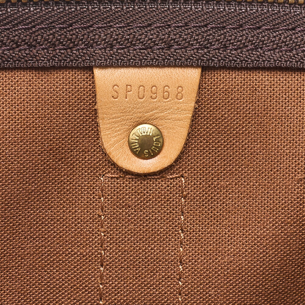 LOUIS VUITTON ルイヴィトン モノグラム キーポル45 ボストンバッグ M41428 ブラウン ゴールド金具 中古