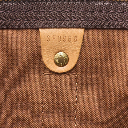 LOUIS VUITTON ルイヴィトン モノグラム キーポル45 ボストンバッグ M41428 ブラウン ゴールド金具 中古