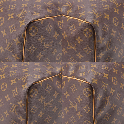 LOUIS VUITTON ルイヴィトン モノグラム キーポル45 ボストンバッグ M41428 ブラウン ゴールド金具 中古