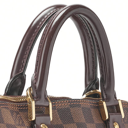 LOUIS VUITTON Louis Vuitton Handbag Alma PM Damier N53151 Brown Gold-Tone Hardware, Pre-Owned