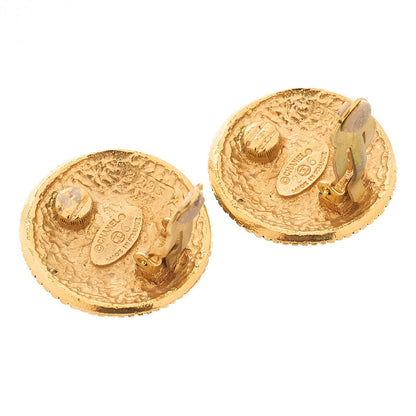 シャネル ココマーク フェイクパール イヤリング 26 GP ゴールド ゴールドプレート金具、中古品