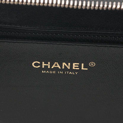 CHANEL Shoulder Bag Coco Mark CC Filigree 2WAY Chain Shoulder Caviar Skin Black Gold-Tone Hardware, Pre-Owned