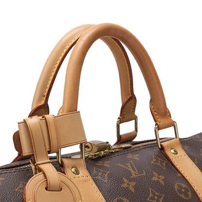 LOUIS VUITTON ルイヴィトン モノグラム キーポル55 ボストンバッグ M41414 ブラウン ゴールド金具 中古