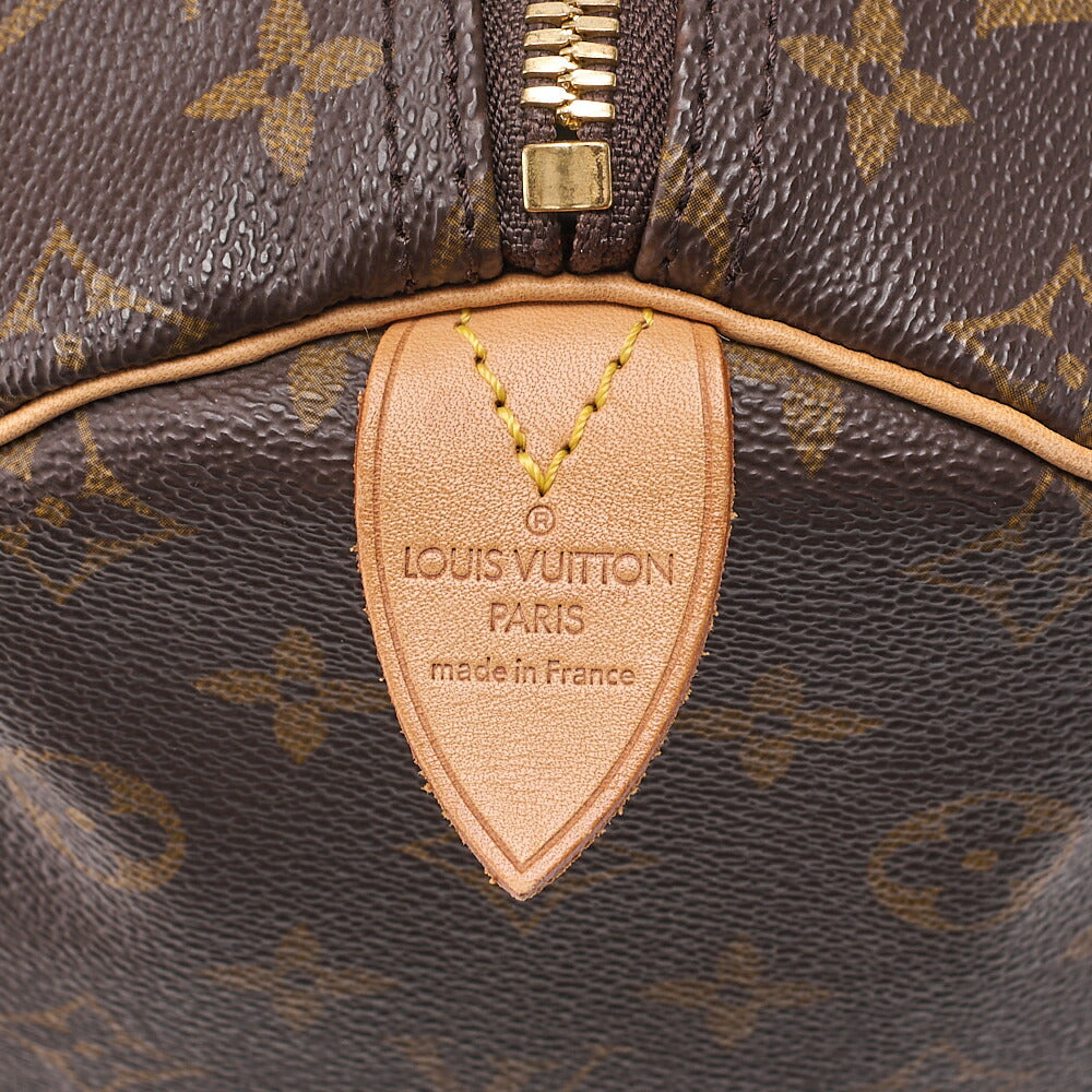 LOUIS VUITTON ルイヴィトン モノグラム キーポル55 ボストンバッグ M41414 ブラウン ゴールド金具 中古