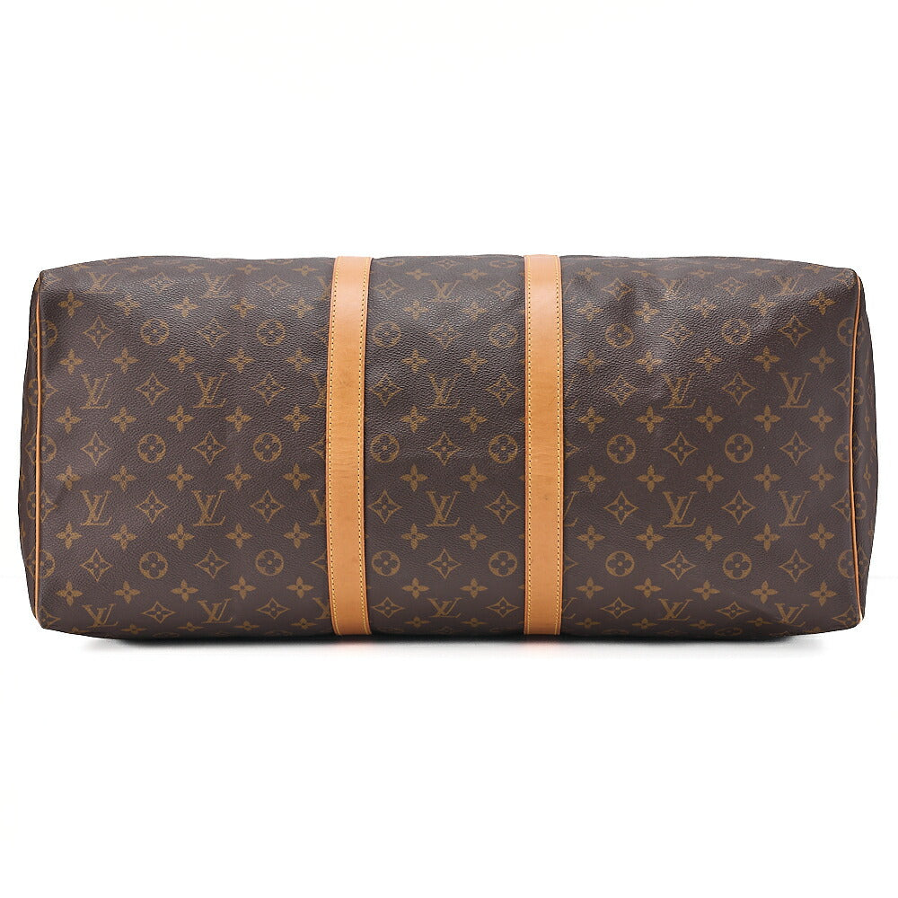 LOUIS VUITTON ルイヴィトン モノグラム キーポル55 ボストンバッグ M41414 ブラウン ゴールド金具 中古