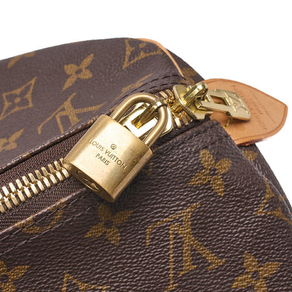LOUIS VUITTON ルイヴィトン モノグラム キーポル55 ボストンバッグ M41414 ブラウン ゴールド金具 中古