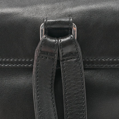 シャネル ラムスキン ココマーク チェーン バックパック ブラック シルバー金具 中古品