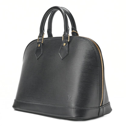 LOUIS VUITTON ルイヴィトン エピ アルマPM ハンドバッグ M52142 ノワール ゴールド金具 中古