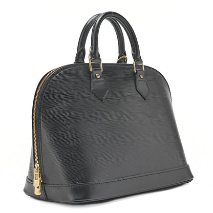 LOUIS VUITTON ルイヴィトン エピ アルマPM ハンドバッグ M52142 ノワール ゴールド金具 中古