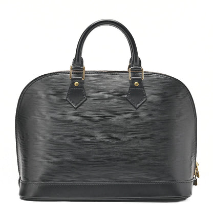 LOUIS VUITTON ルイヴィトン エピ アルマPM ハンドバッグ M52142 ノワール ゴールド金具 中古