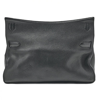 HERMES ジプシー34 トリヨンクレマンス ショルダーバッグ ブラック シルバー金具 中古