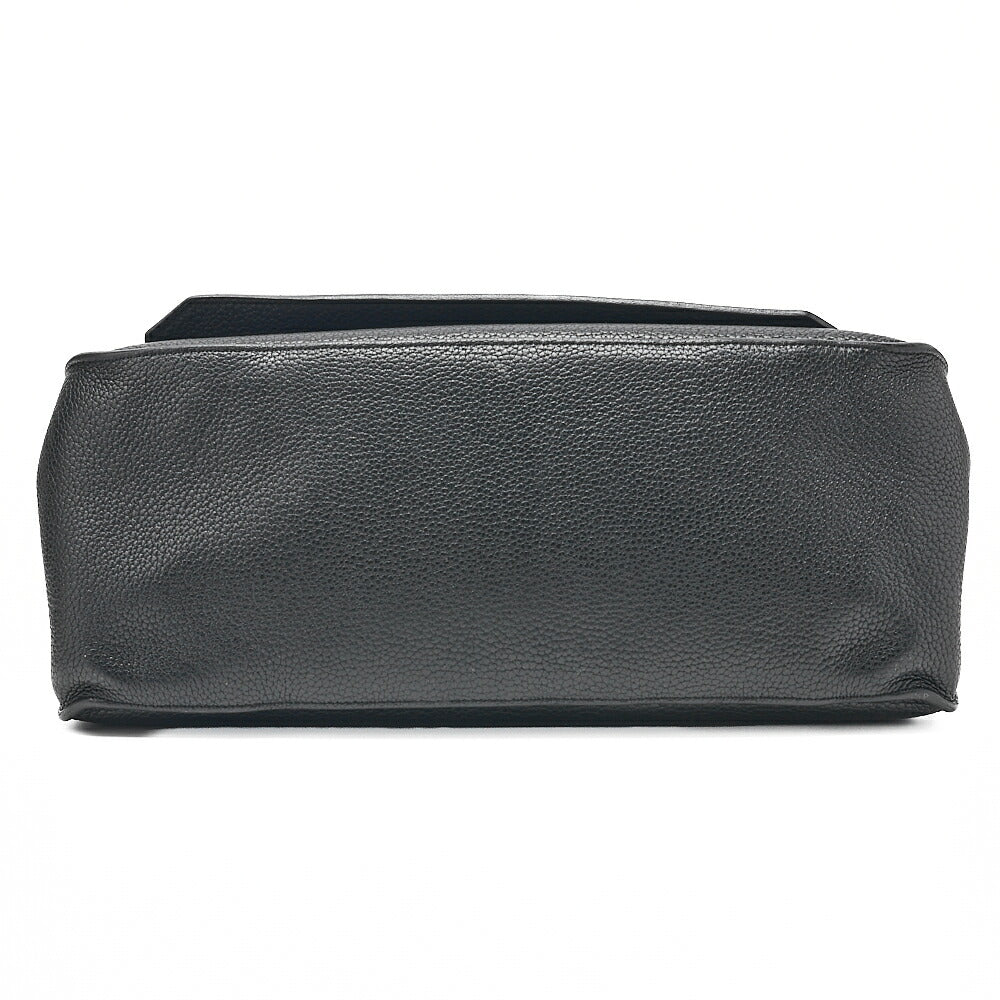 HERMES ジプシー34 トリヨンクレマンス ショルダーバッグ ブラック シルバー金具 中古