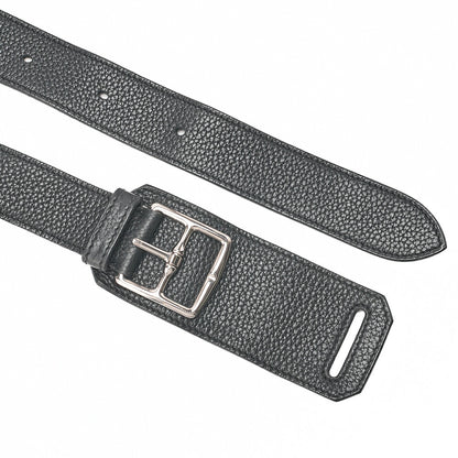 HERMES ジプシー34 トリヨンクレマンス ショルダーバッグ ブラック シルバー金具 中古