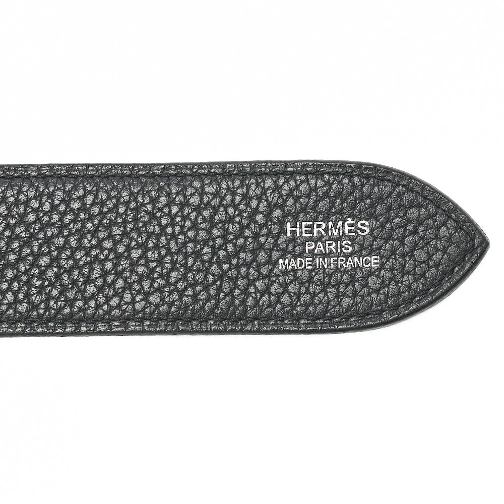 HERMES ジプシー34 トリヨンクレマンス ショルダーバッグ ブラック シルバー金具 中古
