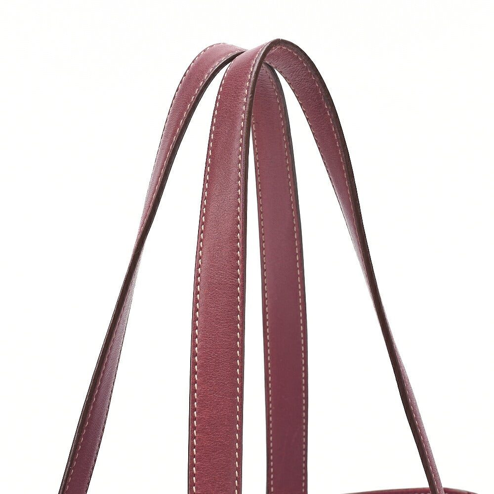 HERMES Double Sense 28 Swift Tote Bag Rouge Ladies' Bag, Pre-Owned