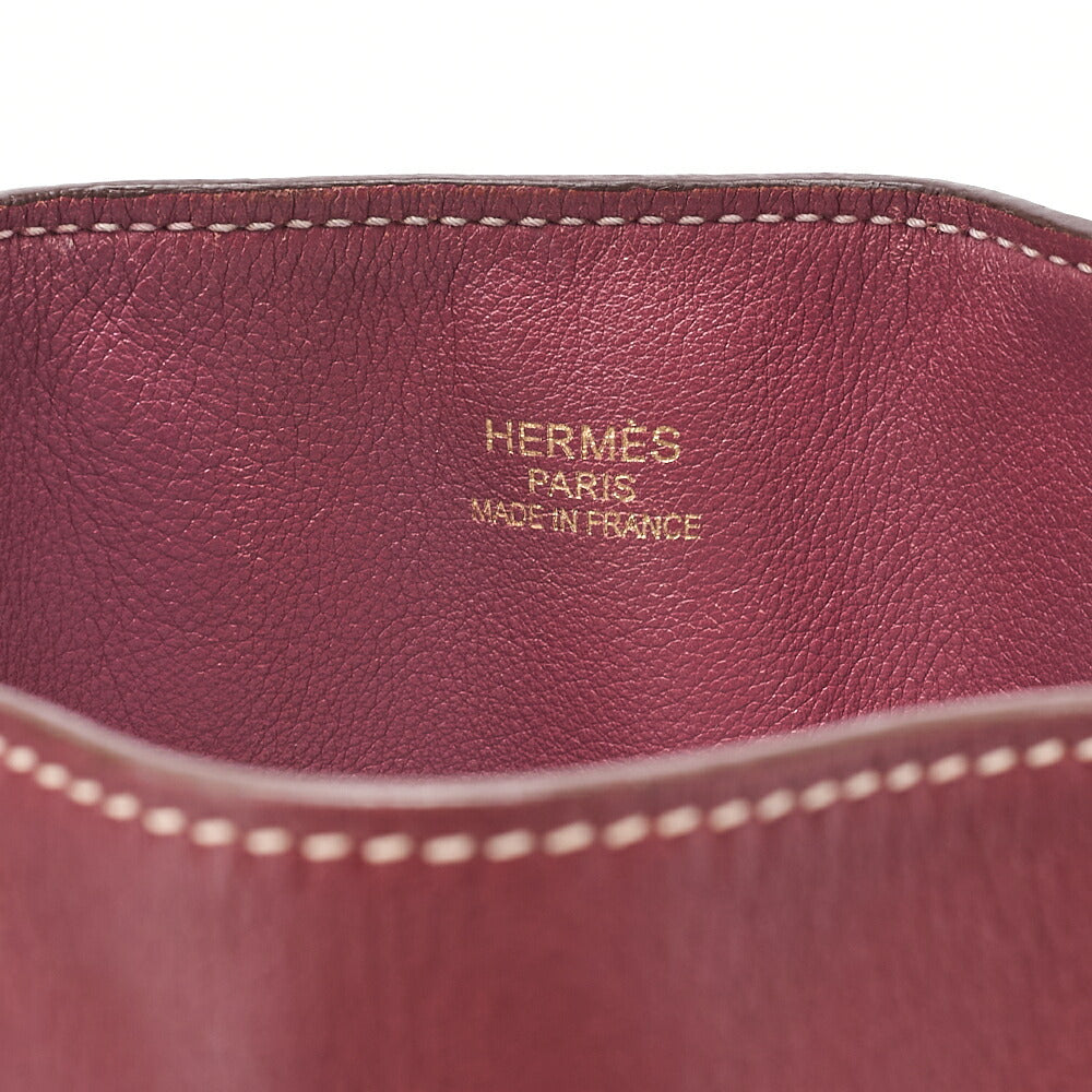 HERMES Double Sense 28 Swift Tote Bag Rouge Ladies' Bag, Pre-Owned