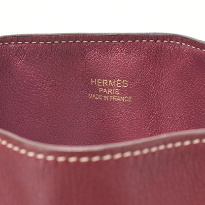 HERMES Double Sense 28 Swift Tote Bag Rouge Ladies' Bag, Pre-Owned