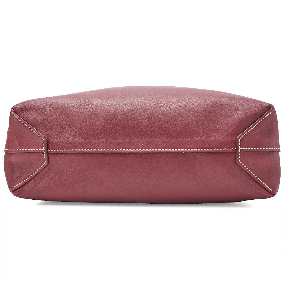 HERMES Double Sense 28 Swift Tote Bag Rouge Ladies' Bag, Pre-Owned
